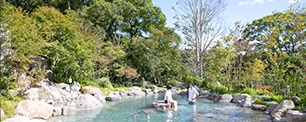 “Soranoyu”, the garden-view hot spring